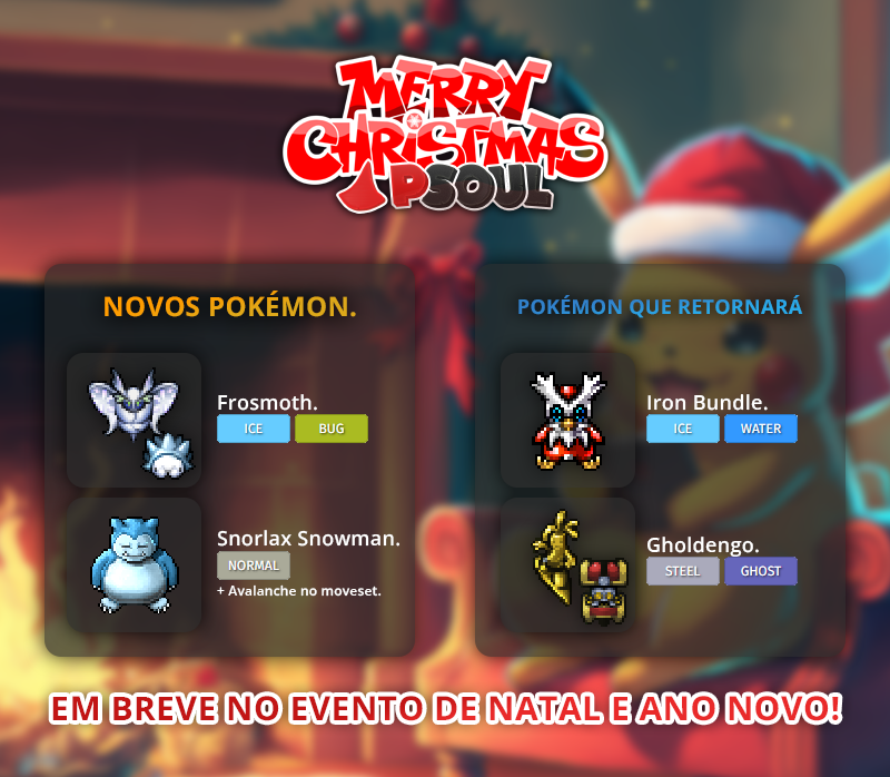 ¡Emocionante evento navideño de Pokémon llega a PSoul!