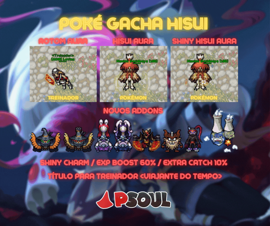 ¡Nuevo Gacha Hisui trae cosméticos exclusivos a PSoul!